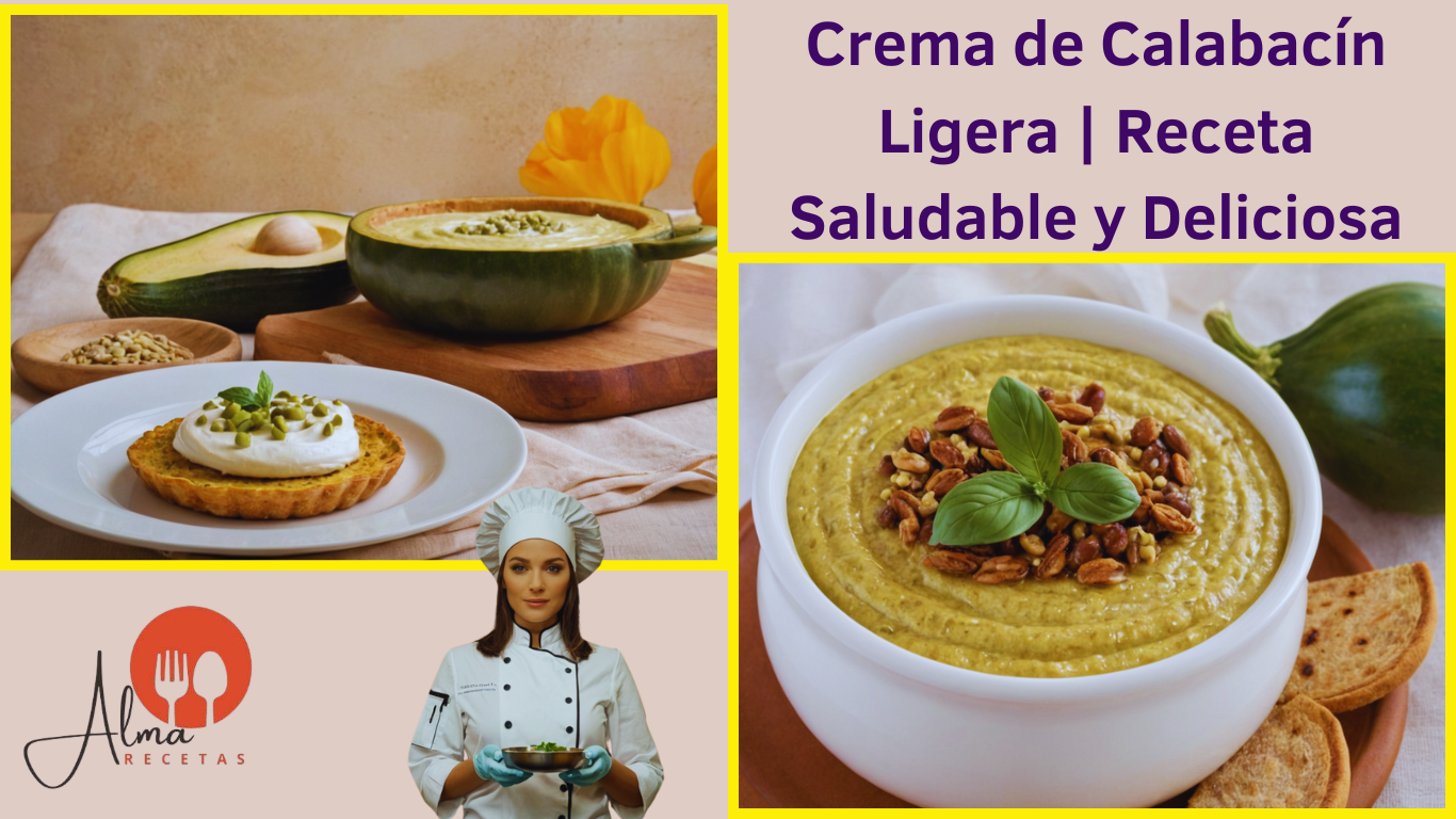 Crema de Calabacín Ligera Receta Saludable y Deliciosa