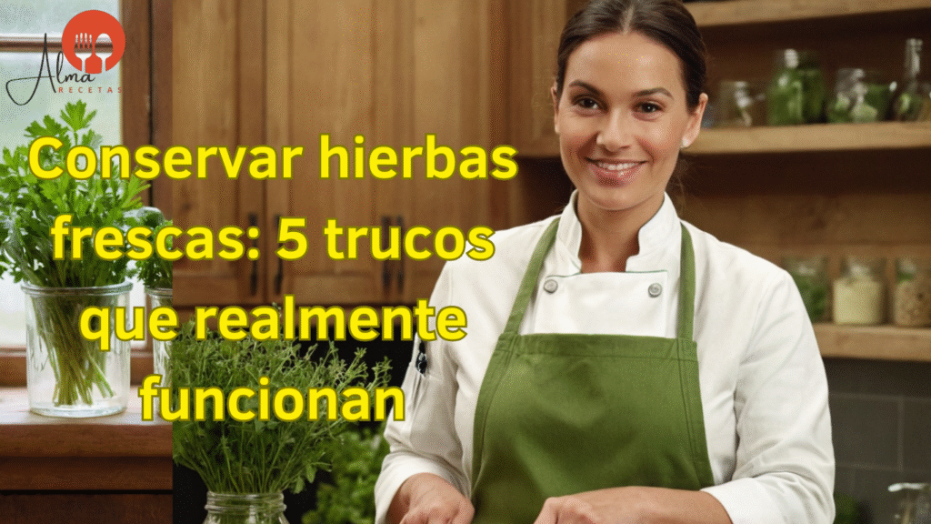 Conservar hierbas frescas: 5 trucos que realmente funcionan