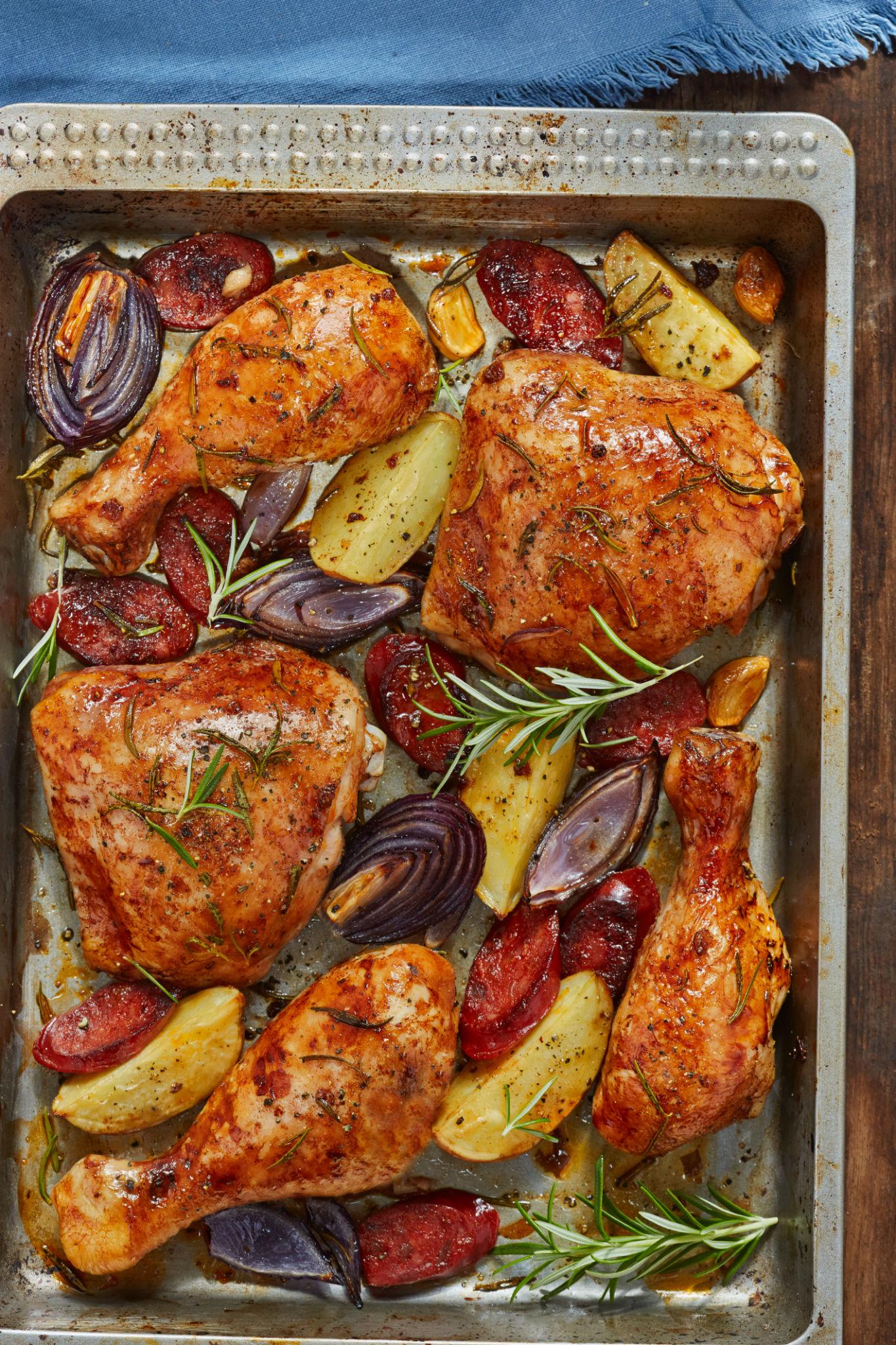 receta de pollo al horno con patatas fácil receta de pollo al horno con patatas fácil
