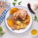 receta de pollo al horno con patatas fácil